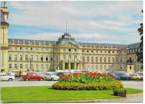 Stuttgart Germany Das Neue Schloss.  Used with stamp.