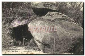 Old Postcard Huelgoat Cave of Arthus