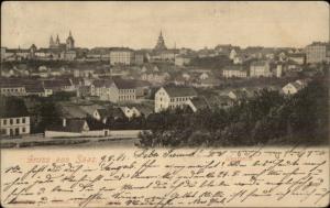 Gruss Aus Saaz Austria or Germany c1900 Postcard