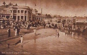 California Long Beach Bath House At Long Beach