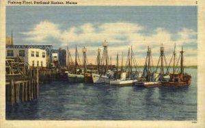 Fishing Fleet - Portland, Maine ME  