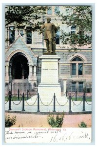 1907 Stonewall Jackson Monument Richmond Virginia VA Posted Postcard