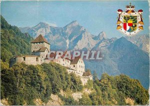 Postcard Modern Furstentum Principality Principality Liechtenstein Vaduz Schl...