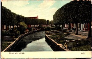 Netherlands Groet Uit IJlst Postcard 09.76