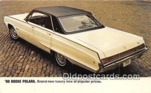 68 Dodge Polara Torrington, Conn, USA  Automotive Postcard