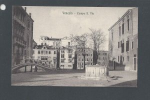 Post Card Ca 1909 Venice Italy Campos Vio An Artists Area For Modern Expression