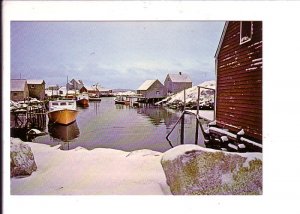 Peggy's Cove, Winter, Nova Scotia, Canada, Snow