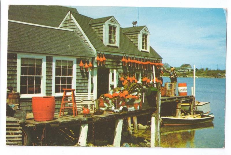 Lobsterman's Shanty Shack Maine ME 1959