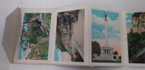 Lookout Mountain Tennessee Scenic Views Birds Eye Vintage Postcard Folder J74218