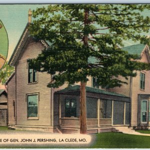 c1940s La Clede, MO Boyhood Home of Army General John J. Pershing Man House A203