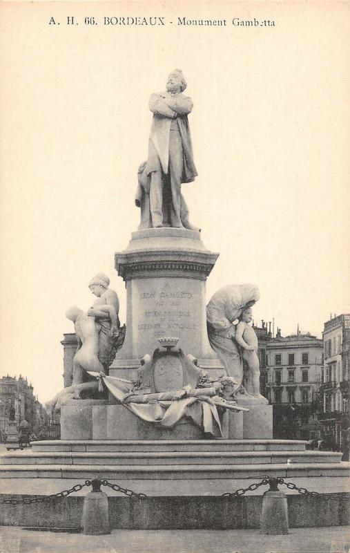 BR93195 bordeaux monument gambetta  france