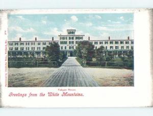 Pre-1907 HOTEL White Mountains New Hampshire NH A2699