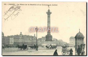 Old Postcard Paris Vendome Column