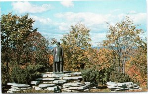 postcard Wisconsin - Green Bay - Memorial to Jean Nicolet 