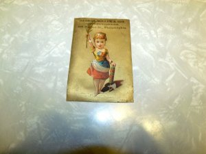 George Miller & Son Confectioners, Philadelphia Patriotic French Child France 