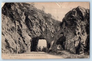 Le Hohneck Vosges France Postcard The Tunnel on the Alsatian Slope 1910