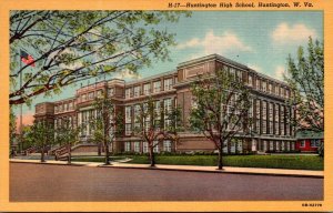 West Virginia Huntington High School 1956 Curteich