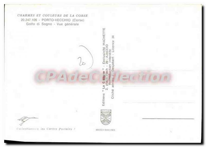 Postcard Modern Di Sogno Porto Vecchio Gulf Vue Generale