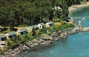 Camden Maine Beloins On Coast Birdseye View Vintage Postcard K52800 