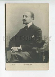 475920 Gabriele D'ANNUNZIO Italian POET Writer Vintage PHOTO postcard