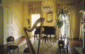 Louisiana White Castle Nottoway Plantation Music Room