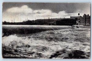 Rochester New York NY Postcard Court Street Dam Scenic View 1910 Buildings