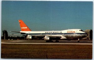 Postcard - Boeing 747-273C - Viasa