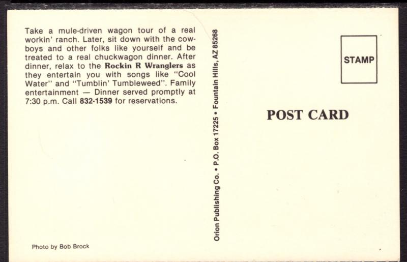 Rockin R Ranch,AZ BIN