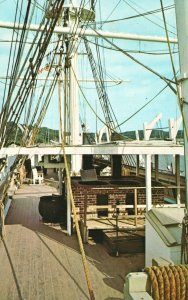Vintage Postcard Mystic Seaport Living Maritime Museum Mystic Connecticut CT