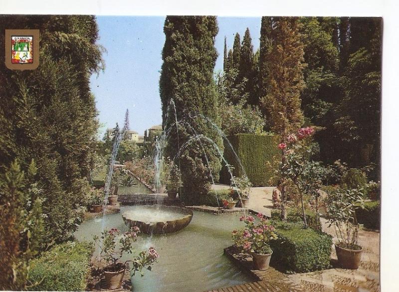 Postal 038862 : Granada. Generalife. Jardines