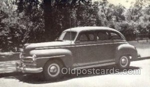 1947 Plymouth 4 Door Sedan Automotive, Auto, Car Unused 