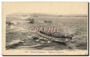 Old Postcard Boat War Regates has the & # 39aviron