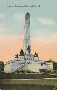 Illinois Springfield Lincoln Monument 1910