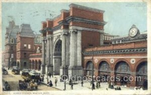 North Station, Boston, MA, Massachusetts, USA Train Railroad Station Depot 19...