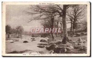 Old Postcard Mortagne Sur Sevre (Vendee) The waterfalls Fleurlais