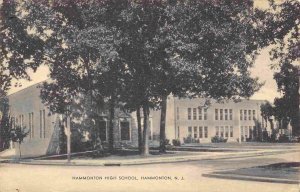 Hammonton High School Hammonton New Jersey 1948 postcard