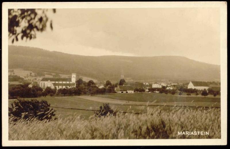 switzerland, MARIASTEIN, Panorama (1930s) RPPC