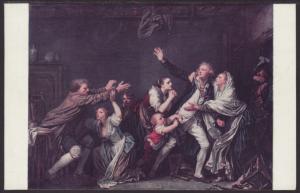 The Malediction Paternal,Greuze Painting Postcard