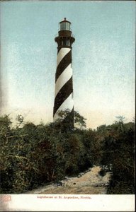 ST AUGUSTINE FL Lighthouse c1905 Postcard
