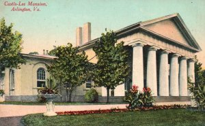Vintage Postcard Custis-Lee Mansion House Arlington Virginia VA Home of G. Wash.
