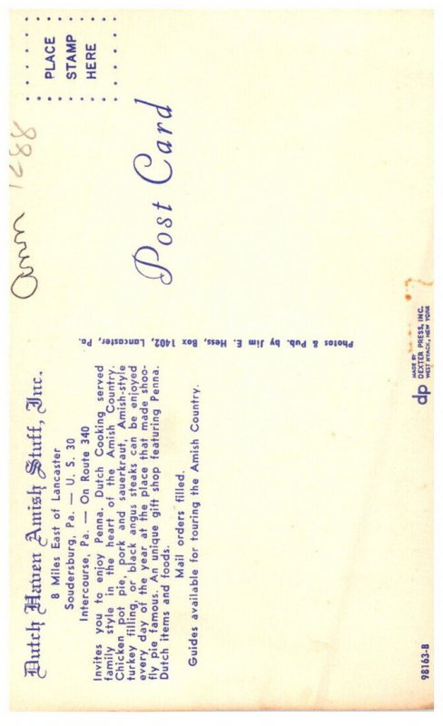 Pennsylvania  Intercourse Dutch Haven Anish Stuff , Inc