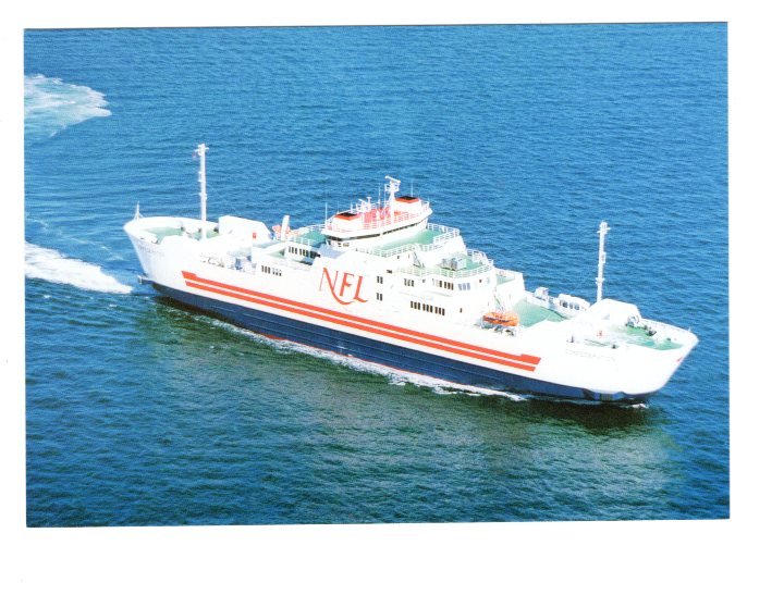 MV Confederation Ferry Boat, 1993, Prince Edward Island, Large 5X7 inch Postcard