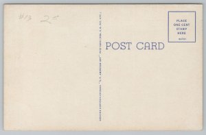 Peru Indiana~US Post Office~Vintage Postcard