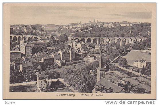 Viaduct Du Nord, Luxembourg, 1900-1910s