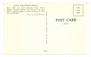 IN - Parke County.  State Sanatorium Covered Bridge