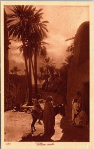 Africa Village Arabe Vintage Postcard C145