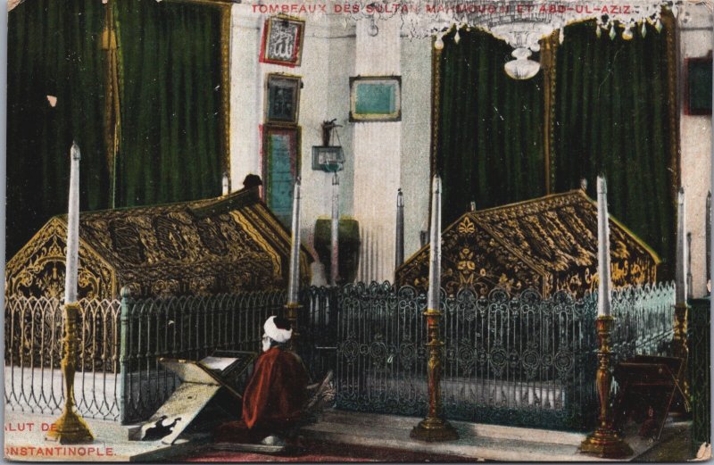 Turkey Constantinople Istanbul Tombeaux des Sultans Mahmoud II Abd-ul-Aziz C100