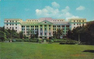 West Virginia White Sulphur Springs The North Entrance Of The Greenbrier 1956