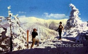 Adirondack Mountains, Snow Skiing 1965 light crease left edge, water stain on...