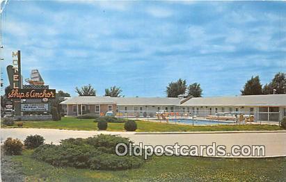 Route 66 Postcard Springfield, Missouri, USA Motel Ship & Anchor